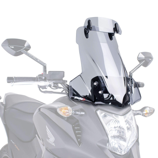 Puig Puig touring screen with visor | light smoke | honda nc 700 x 2012>2013